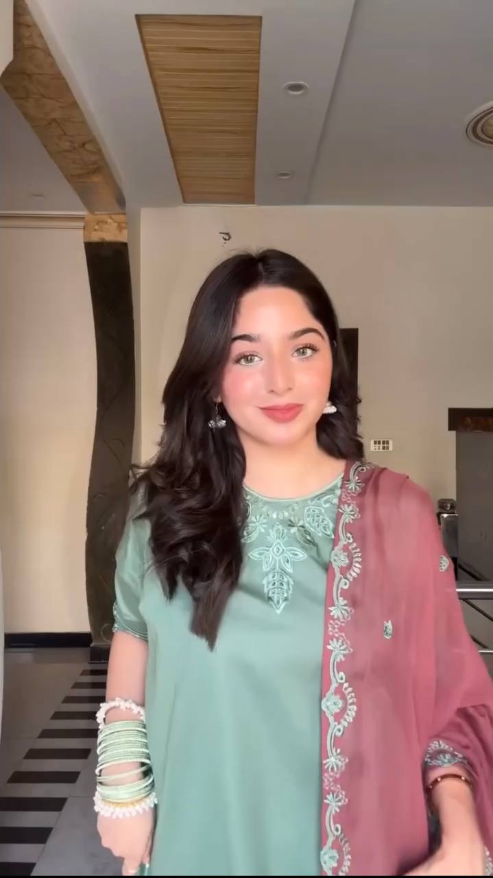 Function Wear Soft Natural Crepe With Delicate Thread Embroidery Work Palazzo Salwar Suit