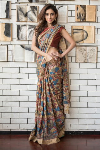 Outstanding Multi Color Color Pure Cotton Lilen With Digital Printed Designer Saree