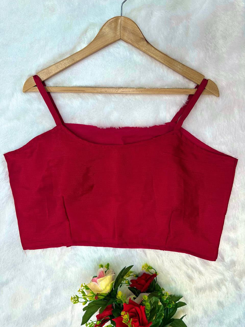Red Color Silk Fully Stitched Party Wear Dhoti Suit With Koti