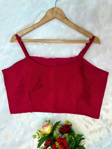 Red Color Silk Fully Stitched Party Wear Dhoti Suit With Koti