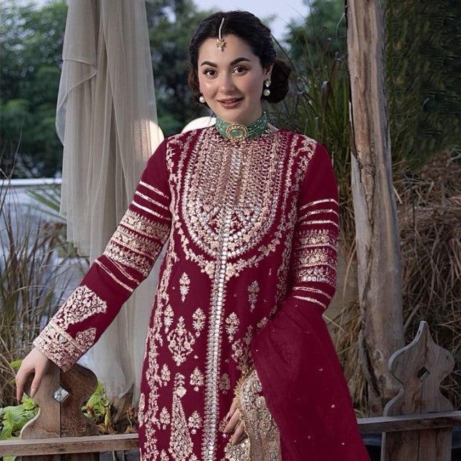 Fantastic Dark Pink Sequence Work Salwar Suit