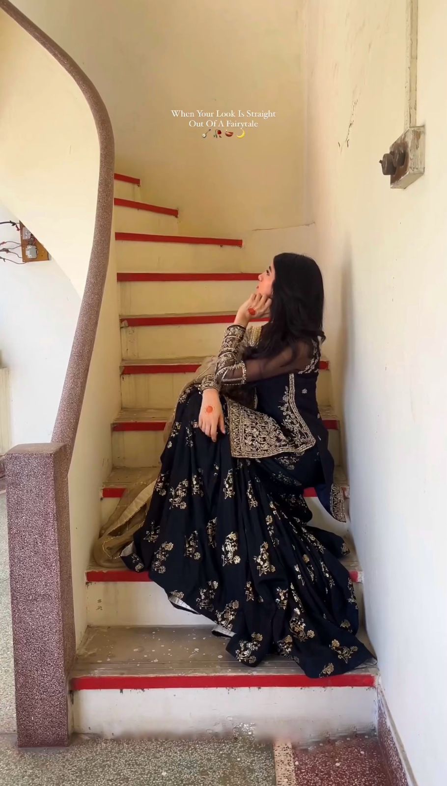 Wedding Wear Black Color Heavy Faux Georgette With 5mm Embroidery Sequence Work Designer Sharara Suit