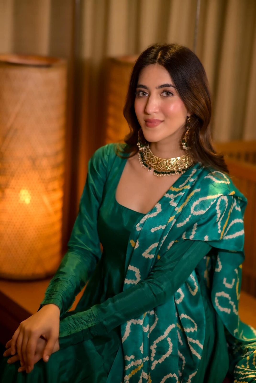 Wedding Wear Teal Green Color Designer Chinnon Silk Anarkali Palazzo Suit